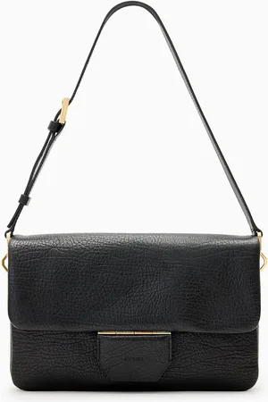 AllSaints AllSaints Black Ondine Grain Shouldrer Bag One