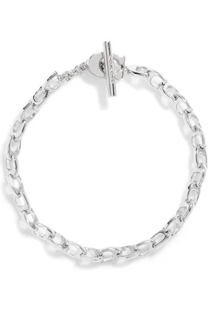 Coach Silver Tone Signature Link Bracelet One