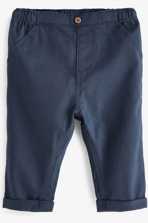 Next Navy Blue Chino Baby Trousers 12