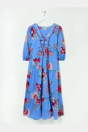 Fat Face FatFace 100% Cotton Frankie Maxi Dress AU 6 R