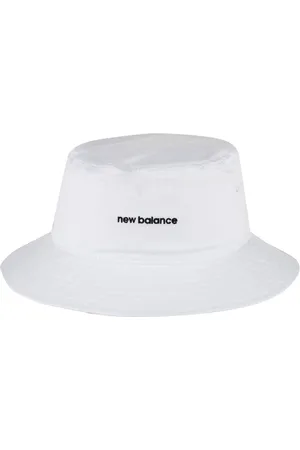 New Balance White 100% Cotton Bucket Hat One