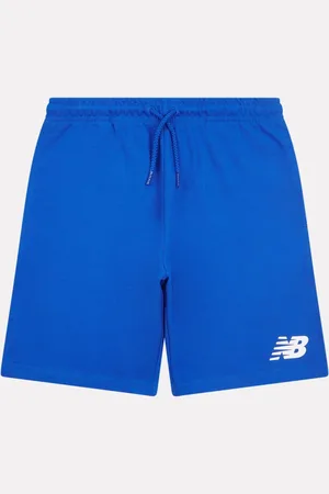 New Balance Kids French Terry Stacked Logo 100% Cotton Shorts 7