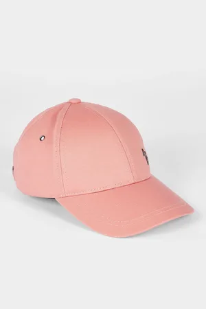 Paul Smith Pink Zebra Print 100% Cotton Logo Cap One