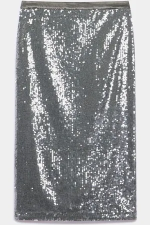 mint&berry Sequin Midi Skirt 6