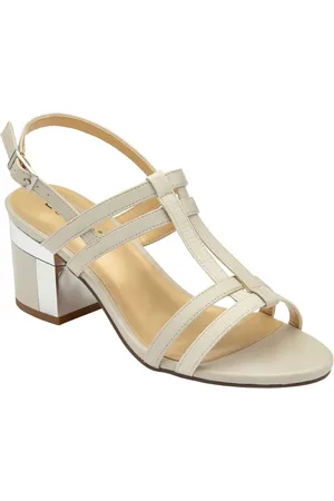 Lotus Nude Slingback Block-Heel Sandals AU 9 (EU 40)