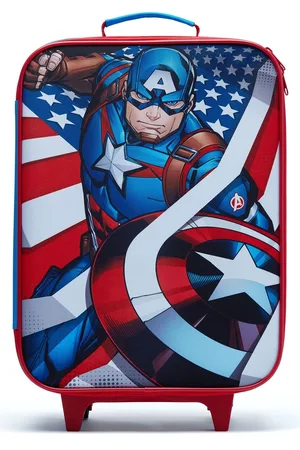 Character Silver Captian America Trolley Bag One