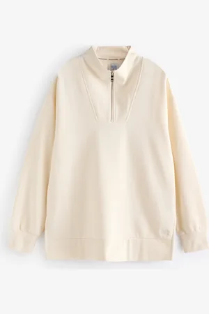 Bath & Body Works Cream Quarter Zip Sweatshirt AU 20