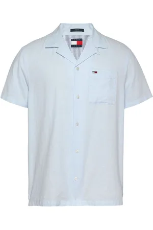 Tommy Hilfiger Linen Blend Short Sleeve Shirt S