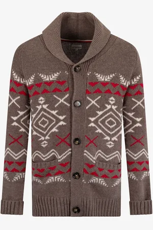 The Little Tailor Chunky Knit Christmas Cardigan L