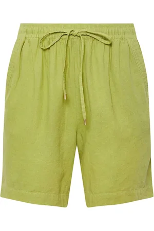 Evans Linen Rich Black Shorts 20