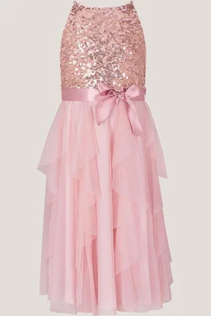 Monsoon Sequin Waterfall Tulle Dress 4 Years (104cm)