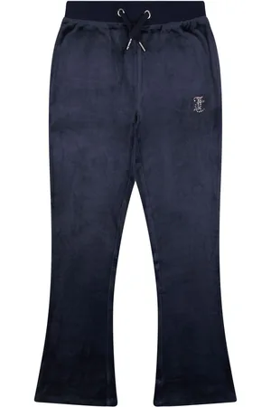 Juicy Couture Blue Girls Diamanté Bootcut Joggers 10