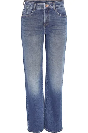 Noisy May Blue High Waisted Wide Leg Jeans W29 L32