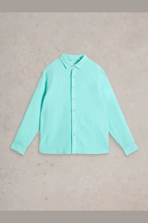 White Stuff Keswick Long Sleeve 100% Linen Shirt M