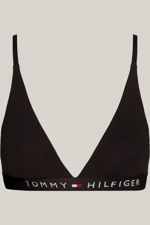 Tommy Hilfiger Black Original Unlined Triangle Bralette XXL