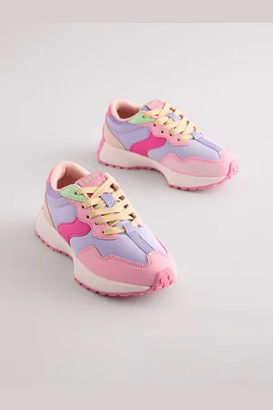 Next Pink Colourblock Lace-Up Chunky Trainers AU 9 (EU 26.5)