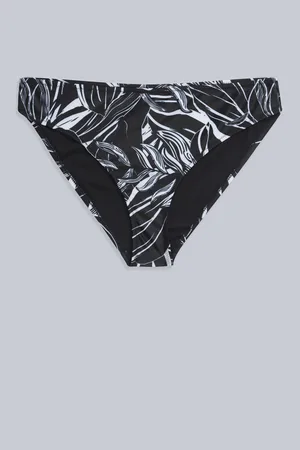 Animale Black Womens Docks Printed Bikini Bottoms AU 10