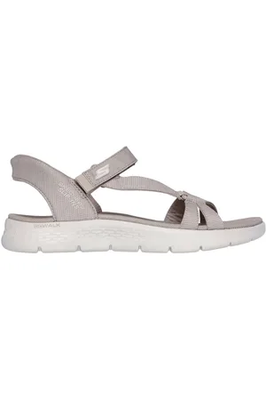 Skechers Grey Go Walk Flex Illuminate Sandals AU 5 (EU 36)