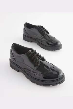 Next Standard Fit (F) School Leather Chunky Lace-Up Brogues AU 6 (EU 39)
