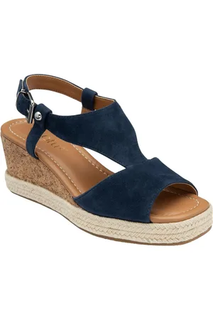 Lotus Blue Wedge Espadrille Sandals AU 7 (EU 38)