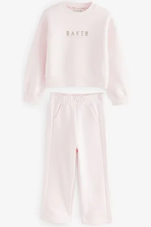 Ted Baker Wide Leg Sweatshirt and Joggers Set 9 Years (134cm)