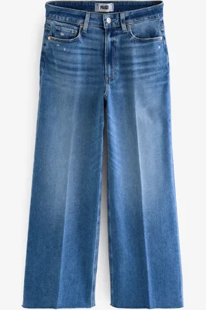 Paige Anessa High Waisted Wide Leg Jeans 28W x 31R (UK 28 R)