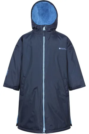 Mountain Warehouse Blue Tidal Kids Waterproof Changing Robe L