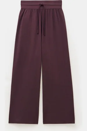 Hush Puppies Brown Amie Wide Leg Joggers XL Short