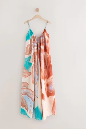 Next 100% Cotton Volume Maxi Dress AU 12