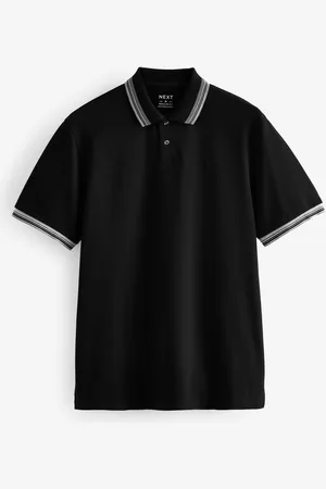 Next Regular Fit Short Sleeve Tipped Polo Shirt XL