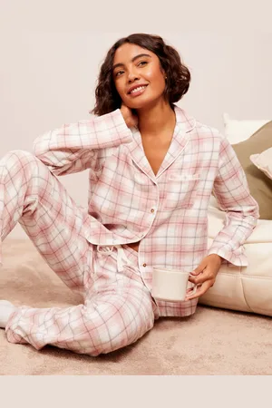 Friends Like These Pink Woven Check Pyjamas xlarge