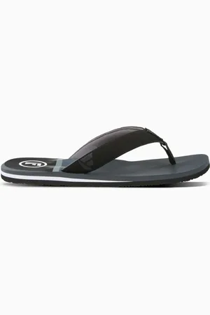 FoamLife Grey Mens Rullen-SC Flip Flops AU 8 (EU 42)