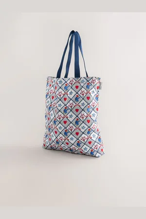 Cath Kidston Ecru Check Paddington Foldaway Tote One