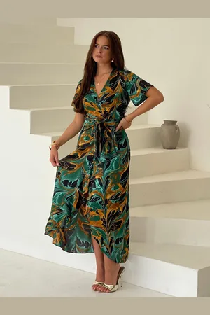 Girl in Mind Farren Wrap Maxi Dress AU 22