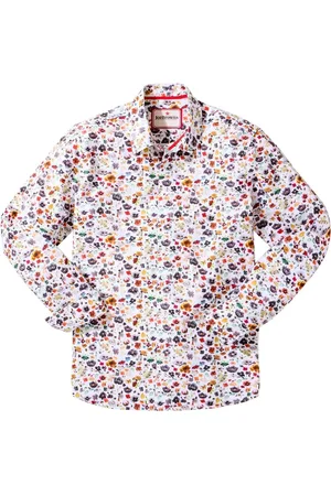 Joe Browns Spring Ditsy Floral Print Long Sleeve 100% Cotton Shirt M