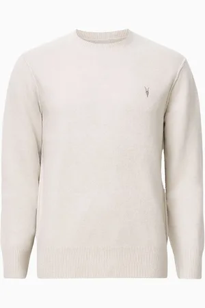 AllSaints AllSaints White Statten Crew Jumper L
