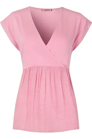 Joe Browns Pink Relaxed Fit V-Neck 100% Cotton Top 8