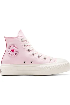 Converse Pink Pale Platform Lift High Top Trainers AU 5 (EU 35.5)