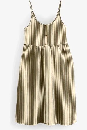 Next Button Down 100% Cotton Cami Summer Dress AU 24