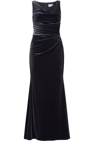 Gina Bacconi Selena Velvet Maxi Dress AU 12