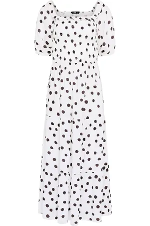 Long Tall Sally Polka Dot Midi Dress AU 8 Tall