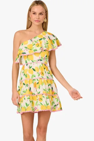 Adrianna Papell Adrianna By Printed Short Dress AU 14