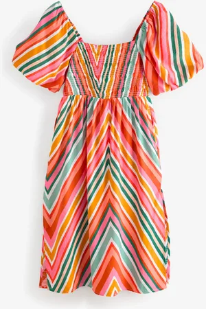 Next Puff Sleeve Off Shoulder Midi Dress AU 18
