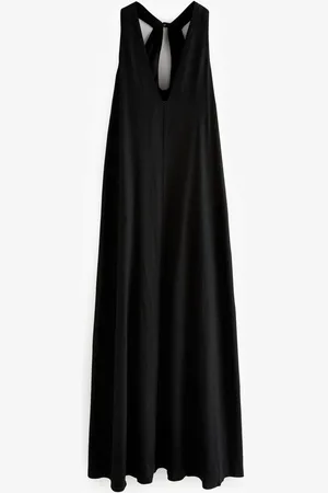 Next Halterneck Maxi Dress With Linen AU 22 R