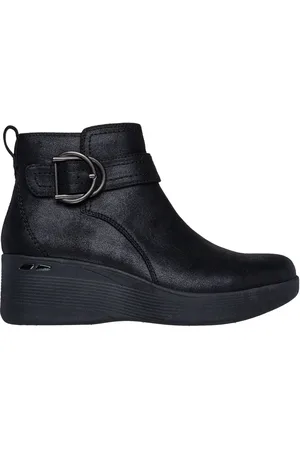 Skechers Black Pierlite Forever Chic Boots AU 10 (EU 41)