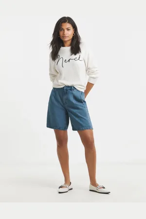 Simply Be Bermuda Denim Shorts With Tencel TM Lyocell AU 26