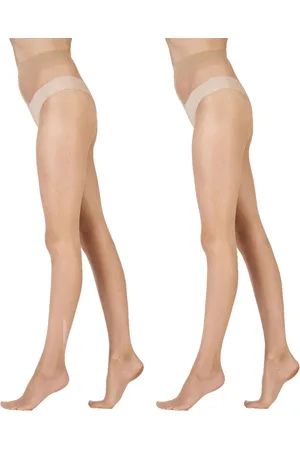 Pretty Polly Natural 8 Denier Skin Tone Tights 2 Pair Pack one