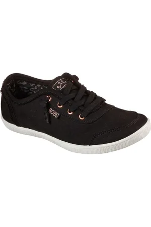 Skechers Black/White Womens Bobs B Cute Trainers AU 5 (EU 36)