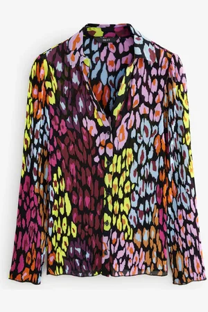 Next Pleated Long Sleeve Fitted Shirt AU 8