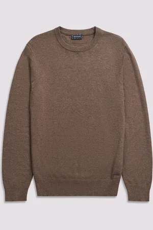 Duchamp Brown Crew Neck Knit Jumpers XL